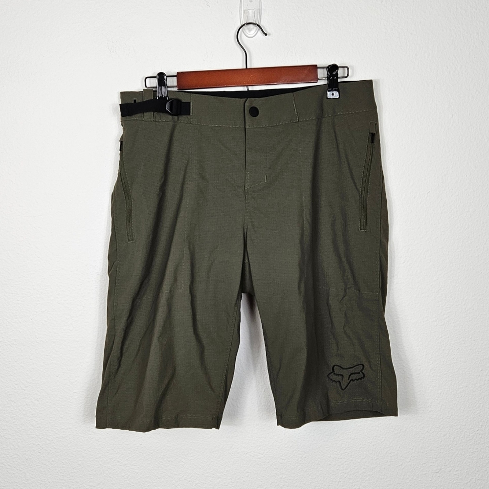 Fox Racing Mountain Bike Ranger Shorts Mens Size 32 In Olive Green Style #28885