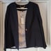 NWT! Ted Baker Cerisa Collarless Wool Navy floral Blazer Size 4