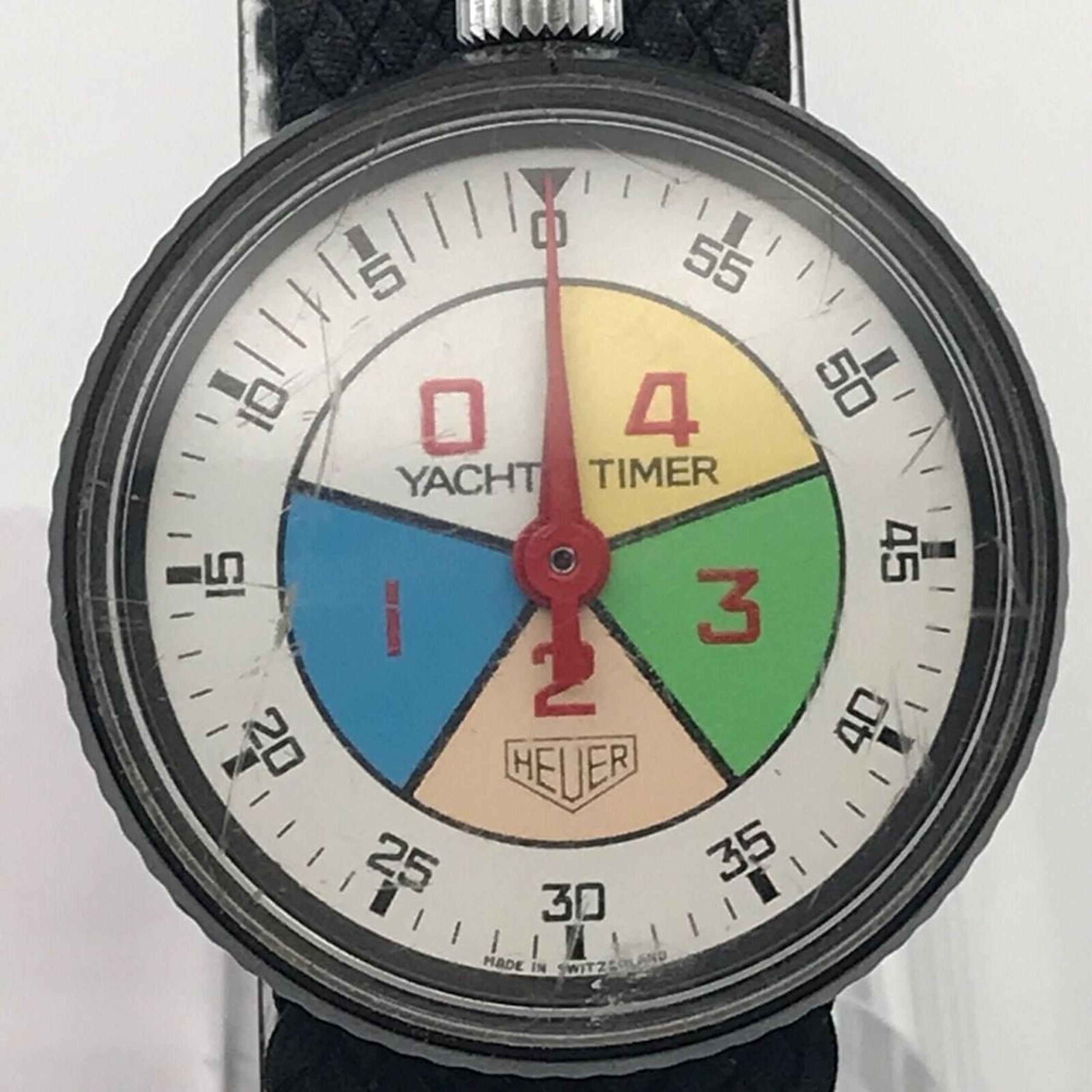 Heuer Men's  1980's Vintage Yacht Timer, Rare