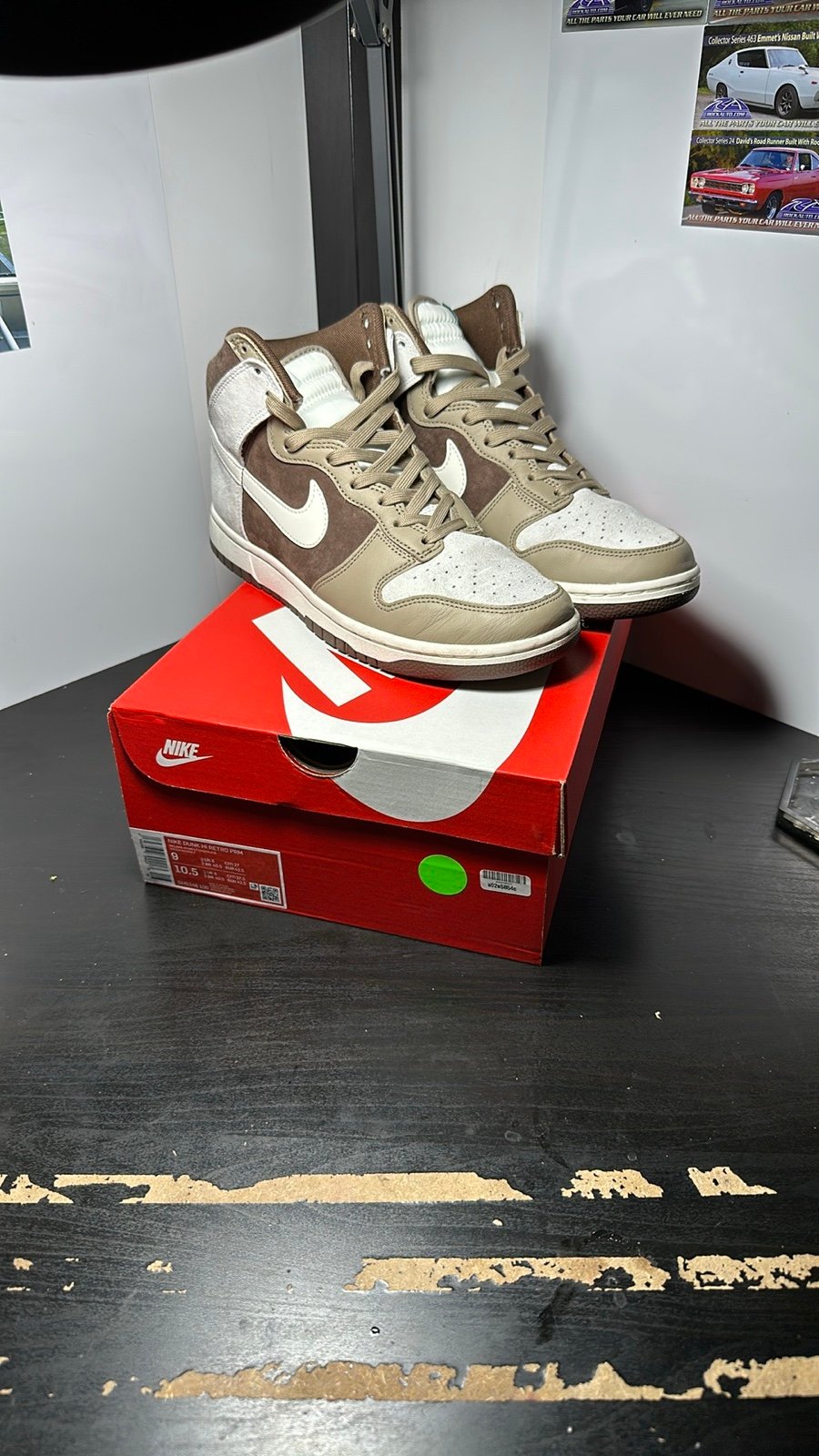Nike Dunk High Light Chocolate