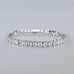 7.5 Solid Silver 2ct Diamond Womens Tennis Bracelet Ladies Authentic Jewelry