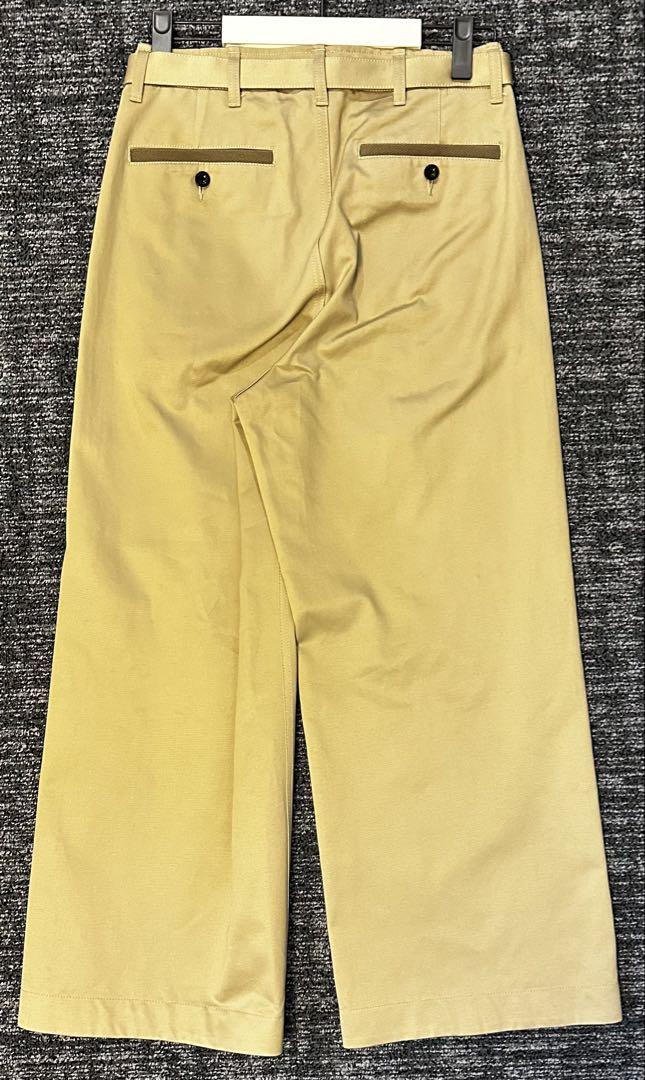 1 黒 SACAI 25SS Cotton Chino Pants サカイ - メルカリ