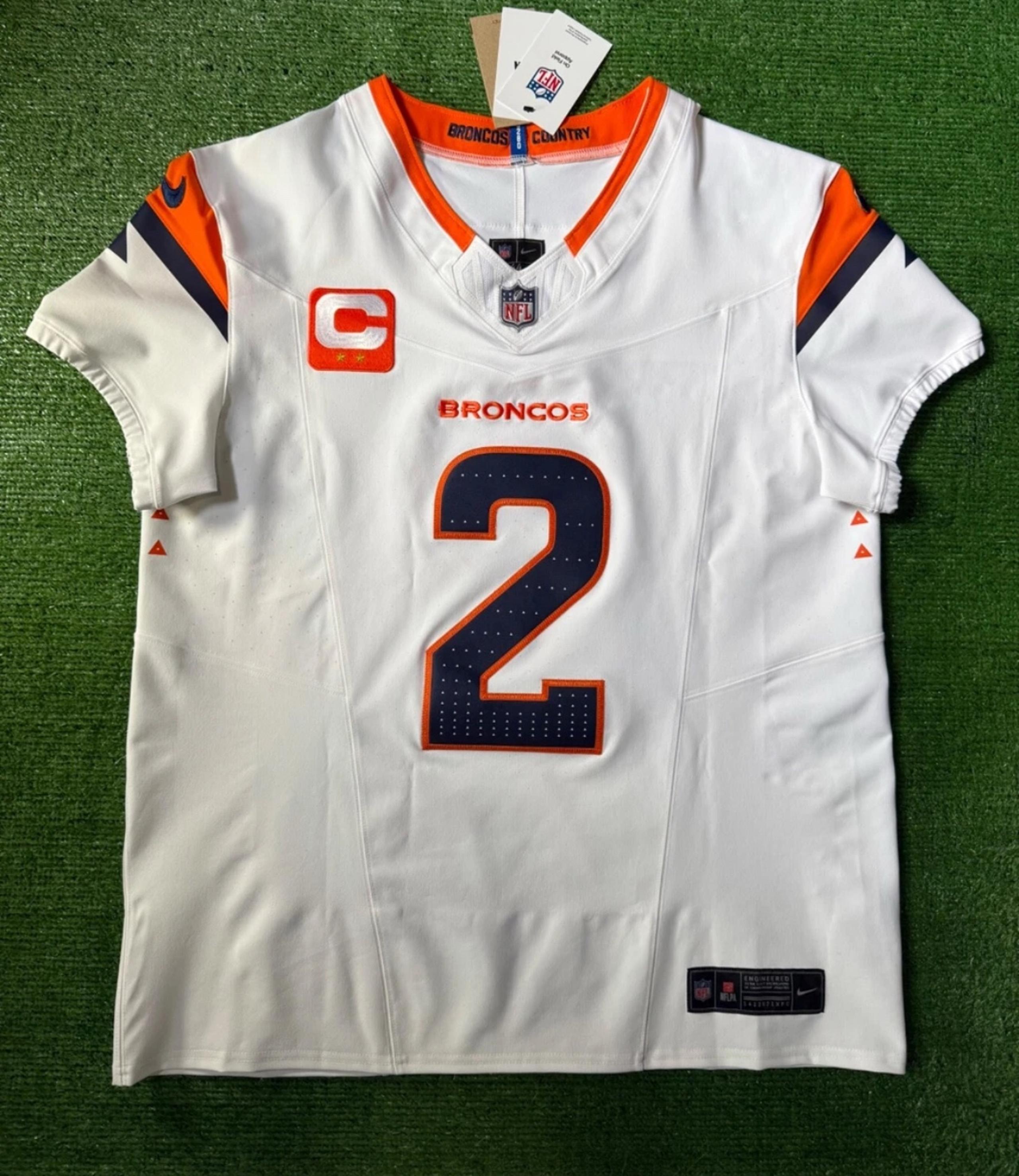 Authentic Pat Surtain Denver Broncos  Nike Vapor Fuse Elite Jersey Size 44/L