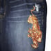NWOT Torrid Graffiti Frayed Distressed Girlfriend Tiger Plus Size Jeans 26 25