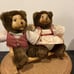 VTG Robert Raikes Bears George & Gracie on Bench Inspired by George Burns