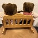 VTG Robert Raikes Bears George & Gracie on Bench Inspired by George Burns