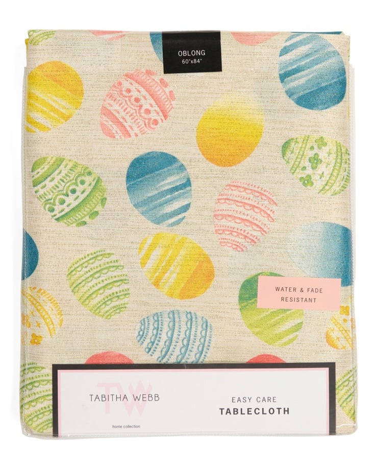 Easter egg table cloth