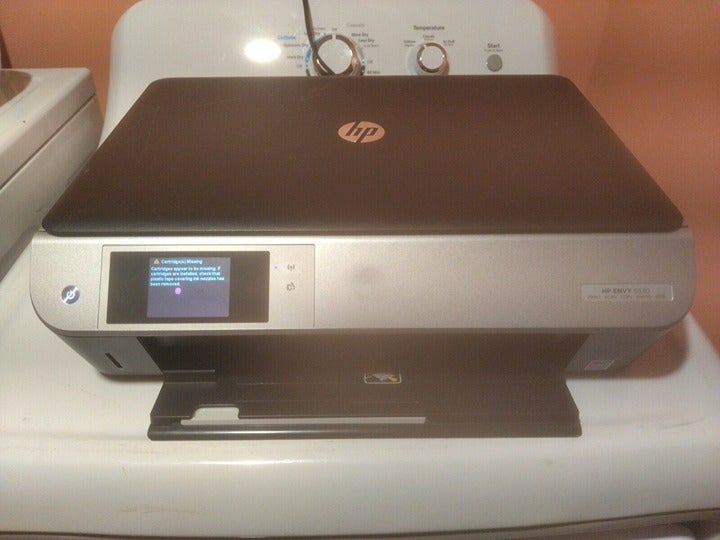 HP ENVY 5530 Series All-In-One Inkjet Wireless Printer Tested Needs Ink