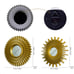 Gold Mirrors for Wall Pack of 3