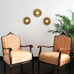 Gold Mirrors for Wall Pack of 3