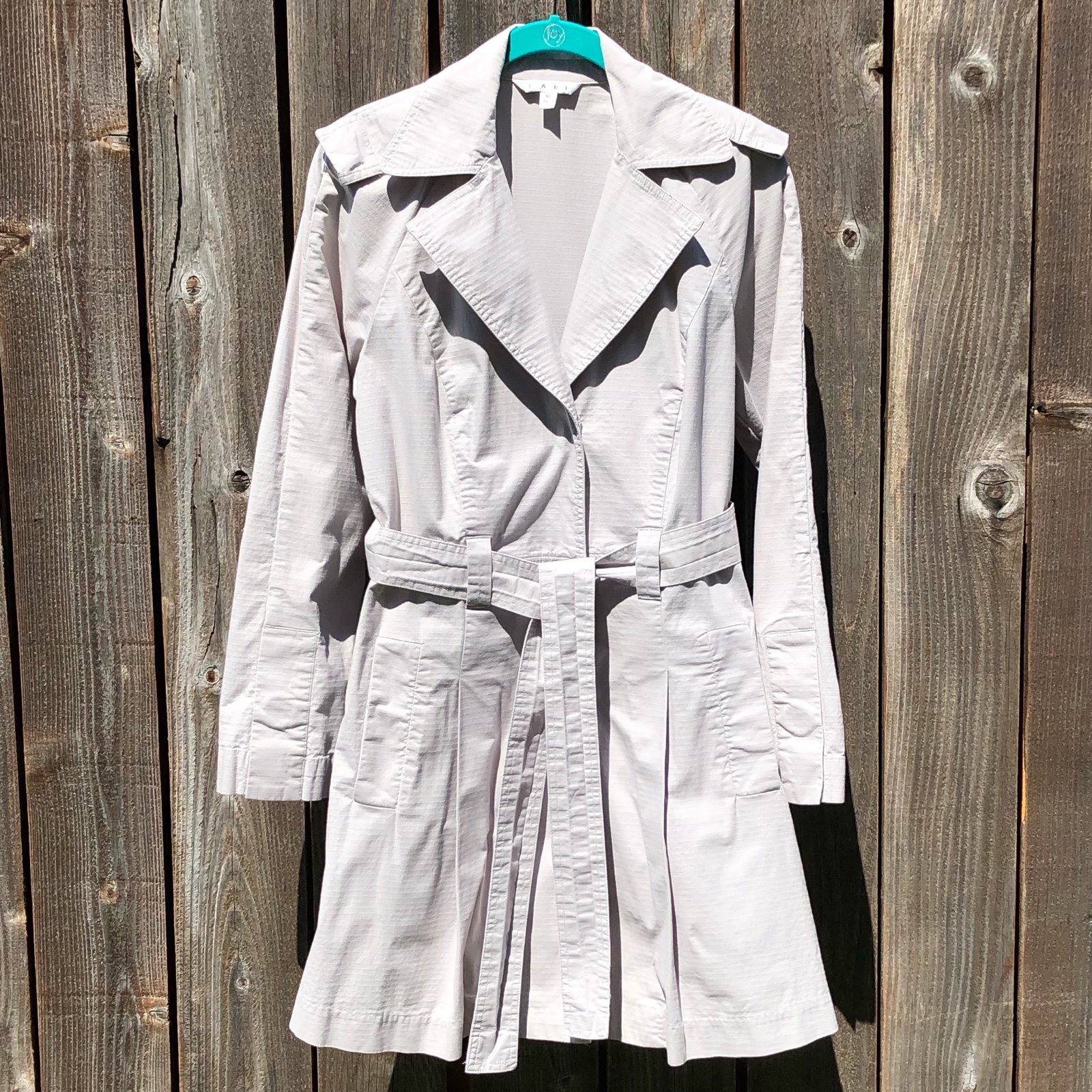 CAbi belted trench coat/jacket size medium
