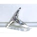 Size 10, 925 STERLING SILVER Large Marquise Shape Marcasite Ring