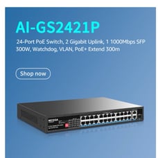 nicgiga AI-GS2421P 24-Port PoE switch
