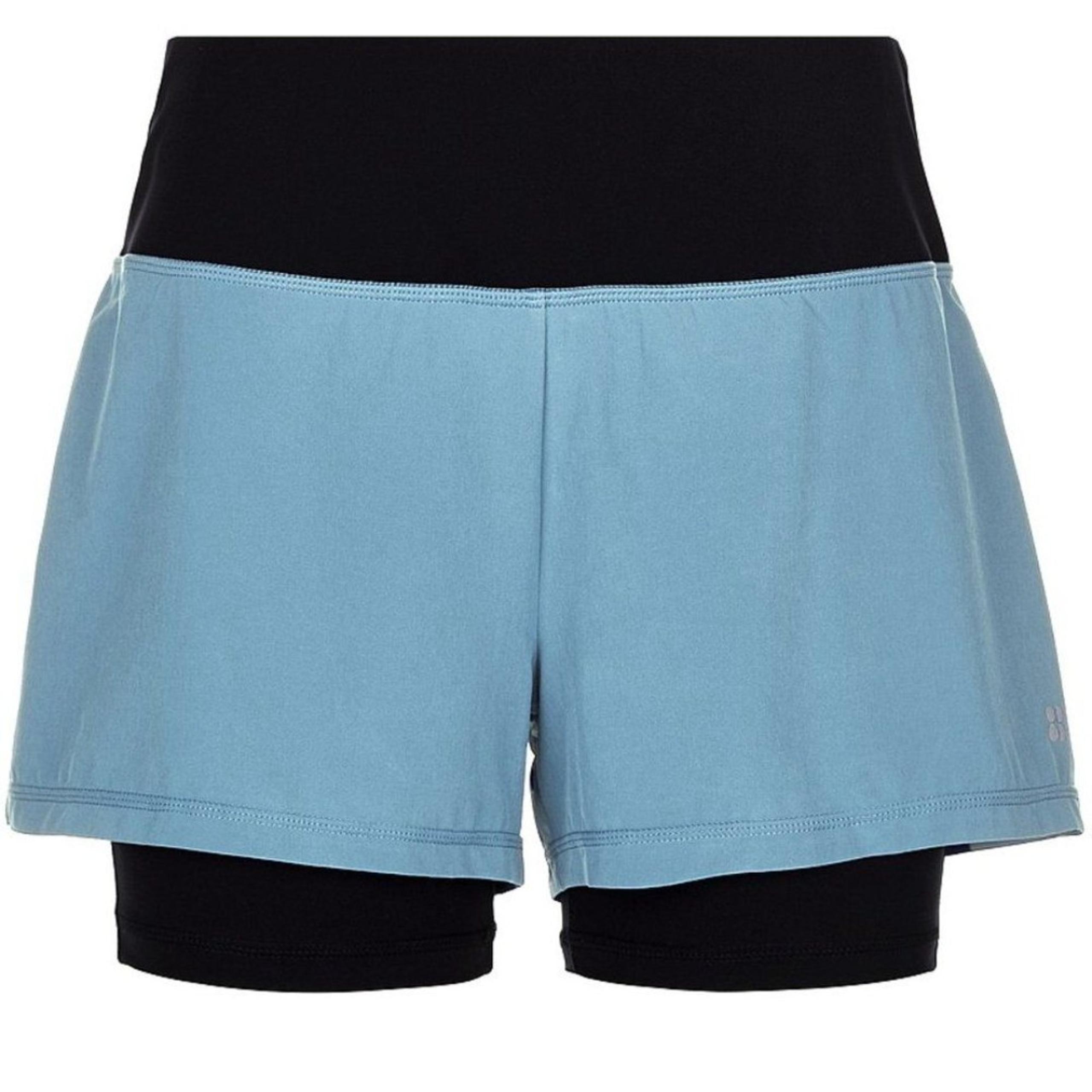 SWEATY BETTY blue challenge running shorts