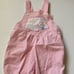 Vintage pinstripe pink overalls 18 m