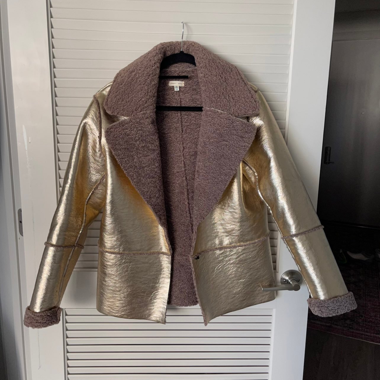 NWOT urban outfitters reversible fleece jacket