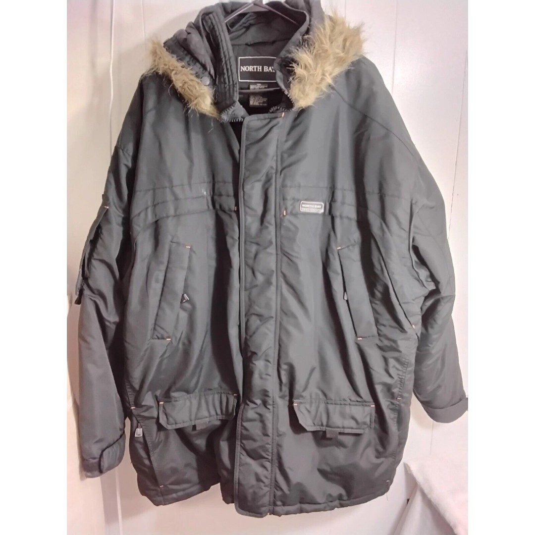 North Bay Tech Concept Men's Winter Coat Size 3XL Black