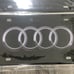 Audi black Brand New Front Vanity Metal Plate Frame Holder (2 Pack)