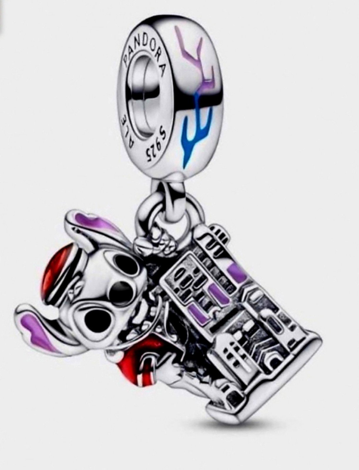 New Pandora Disney Tower of Terror Stitch Bellhop dangle Charm for bracelet