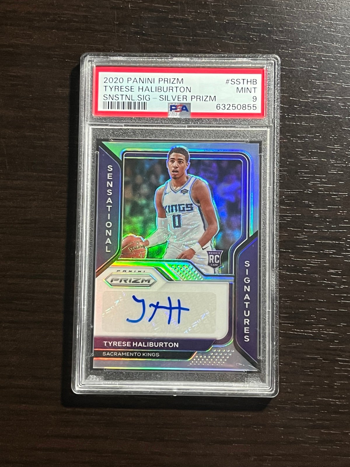TYRESE HALIBURTON 2020 Panini Sensational Signatures SILVER