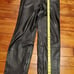Motorcycle Leather Pants Zipper bottom