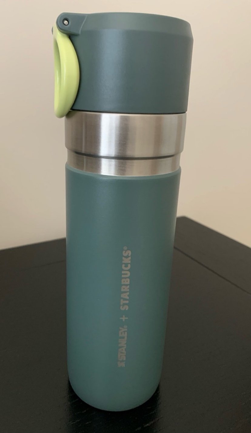 Starbucks x Stanley 2024 Stanley Carry Tumbler Green/Lime Malaysia Exclusive