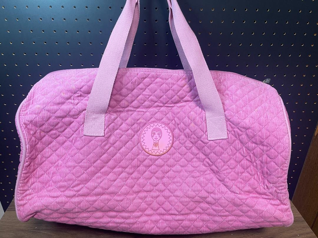 【Rare】ANNA SUI Anna Sui Pink Quilted Boston Bag