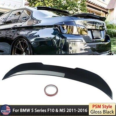 2010-2016 For BMW 5 Series F10 Rear Spoiler PG P Style Gloss Black Brand New