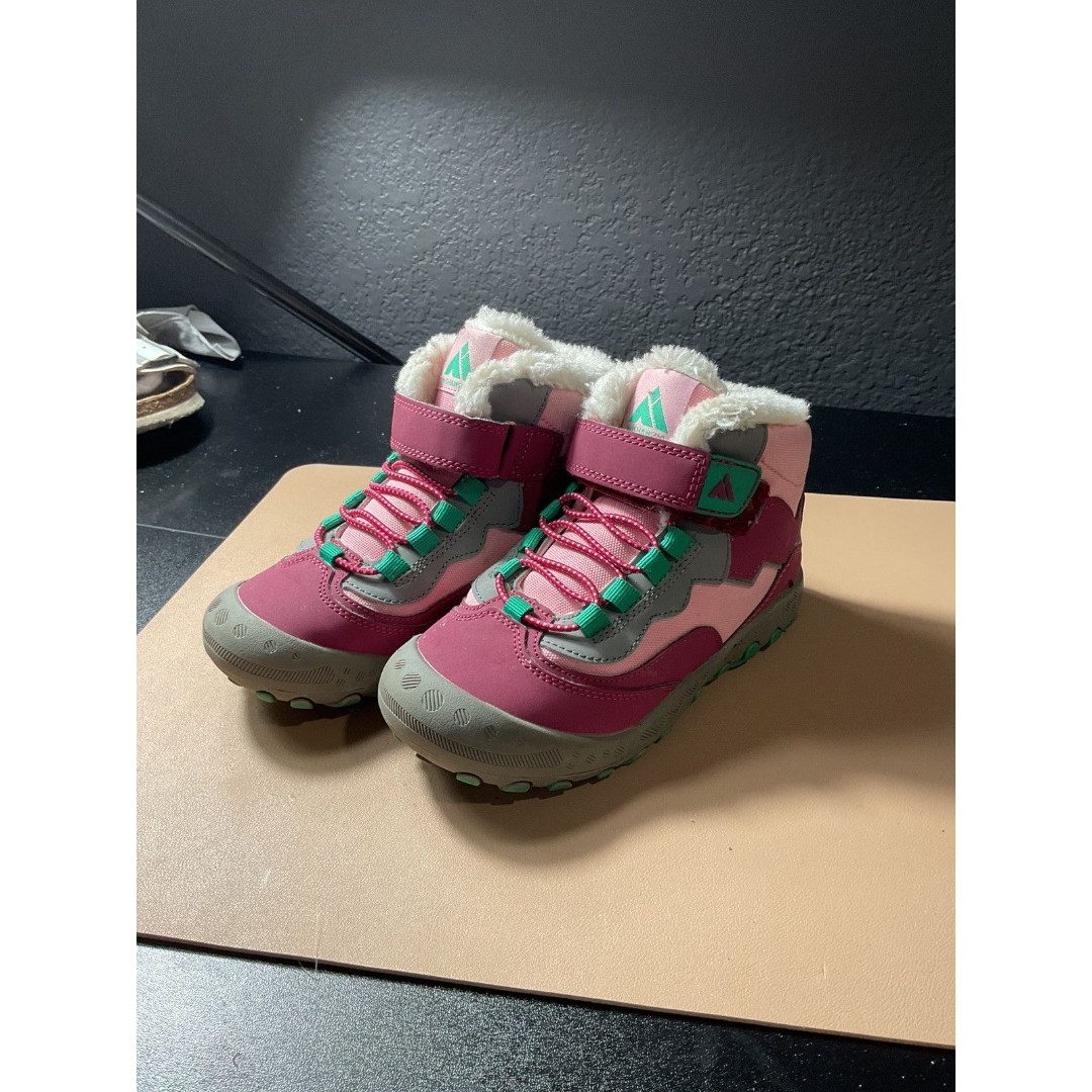 Mishansha Girls Water Resistant Hiking Boots Anti Collision Non Slip 32 Size 1