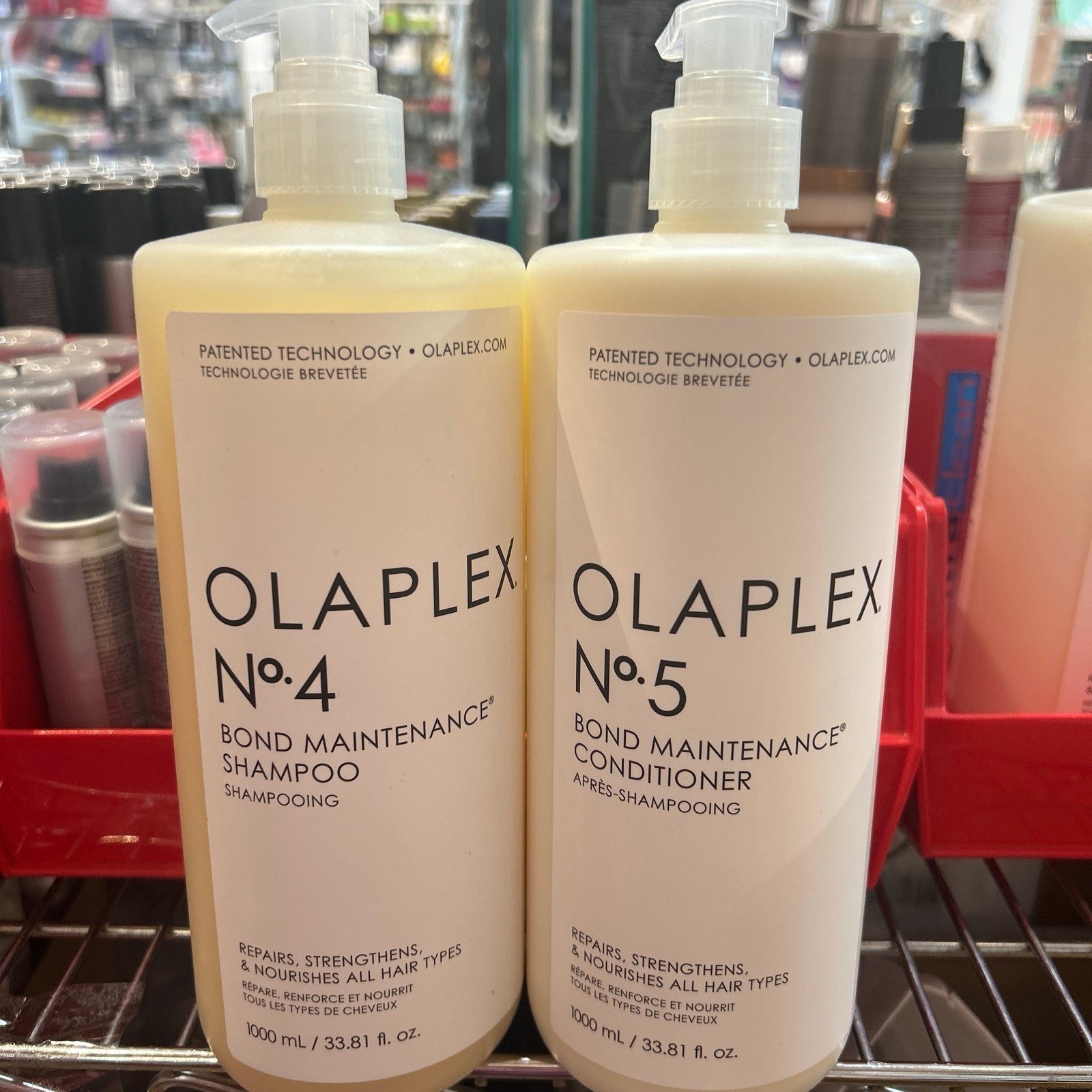 Olaplex liter duo shampoo and condtioner #4 and #5