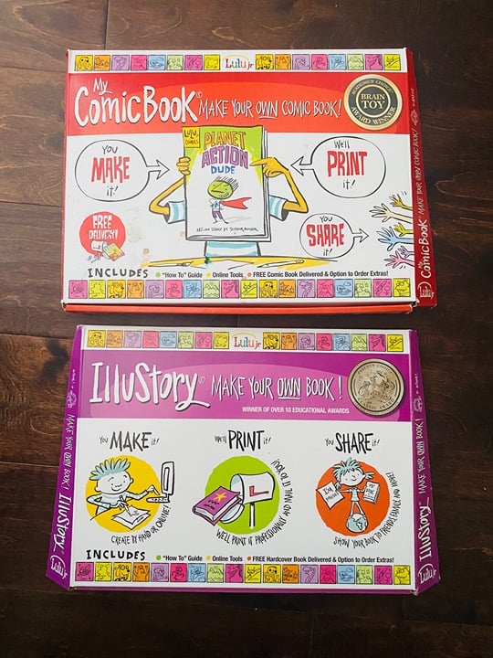 Lulu Jr. Illustory Book Making Kit & Comic Book Making Kit