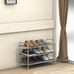 3-Tier Shoe Rack Storage Organizer, Grey