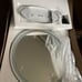 Smart makeup mirror with light