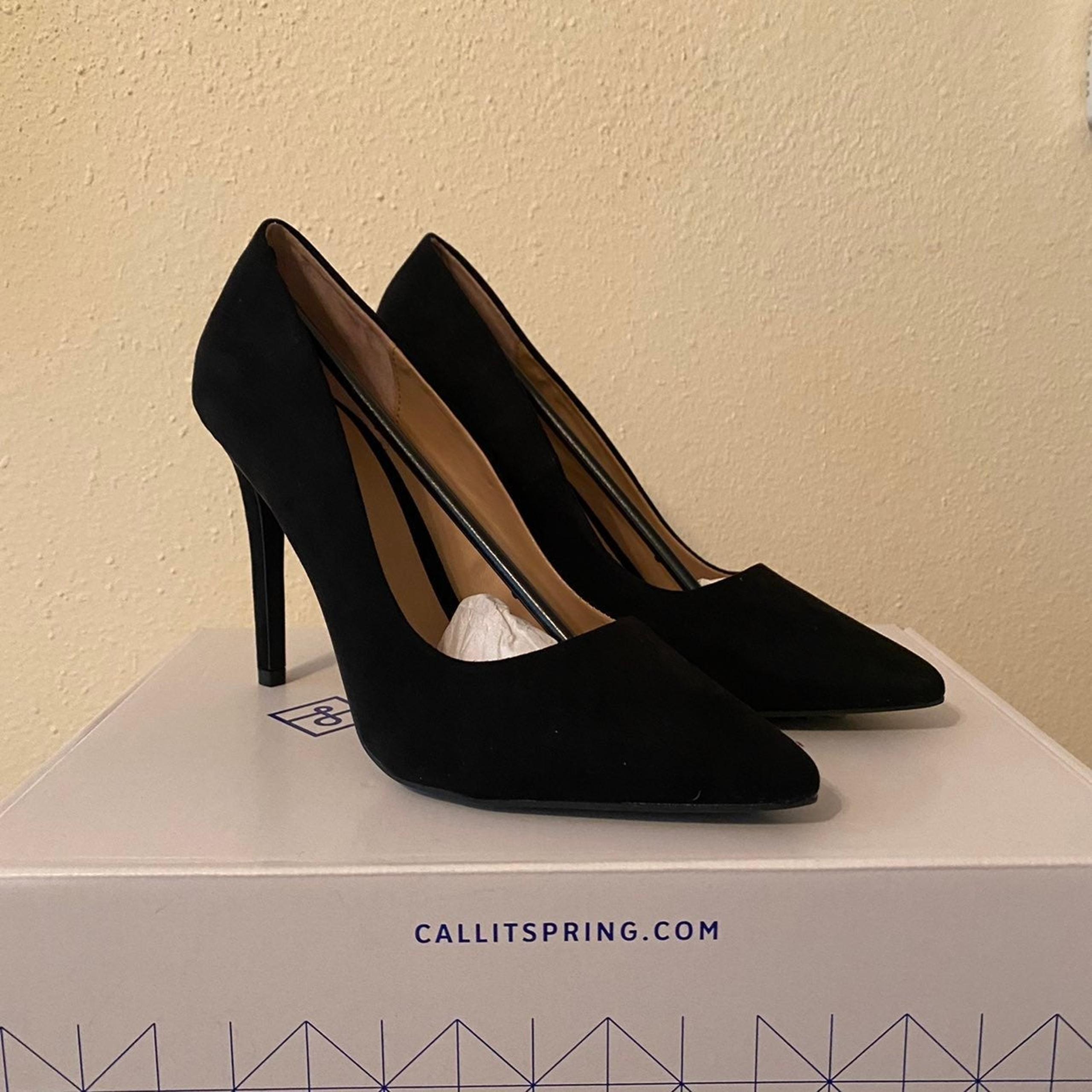 Call It Spring Classic Black Pumps