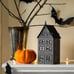 Haunted House Luminary - spooky & sustainable Victorian Halloween beauty, handma