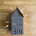 Haunted House Luminary - spooky & sustainable Victorian Halloween beauty, handma
