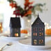 Haunted House Luminary - spooky & sustainable Victorian Halloween beauty, handma