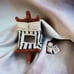 SWINESIDE TEAPOTTERY BED TEAPOT IN GOOD CONDITION 11 in LONG