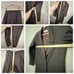 Nicole Delariviere Cuffed Wide Leg Full Length Blazer Pant Suit NWT Size 8 FLAW