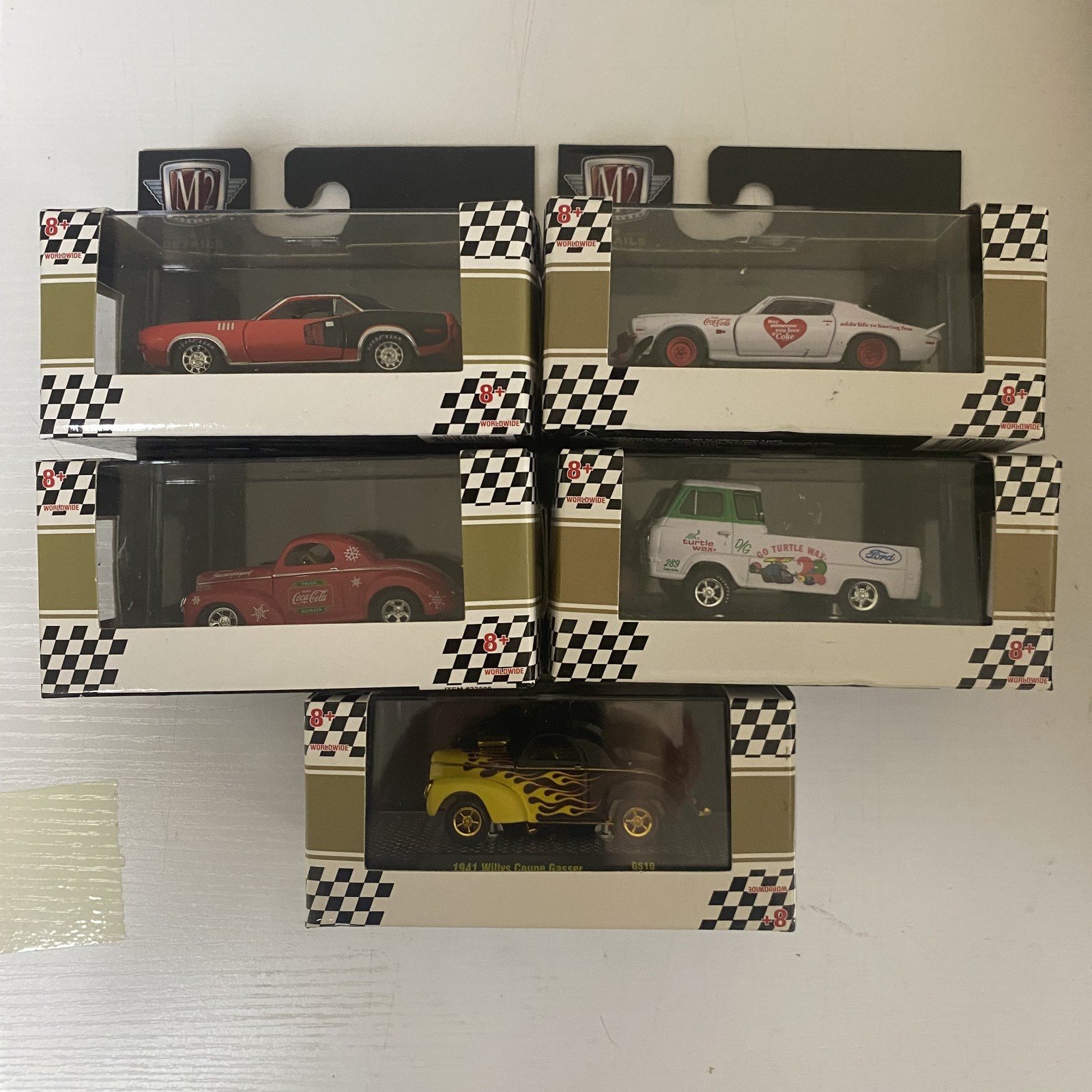 M2 alloy car model Five kinds in total