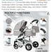 Kinder king 2 in 1 baby stroller