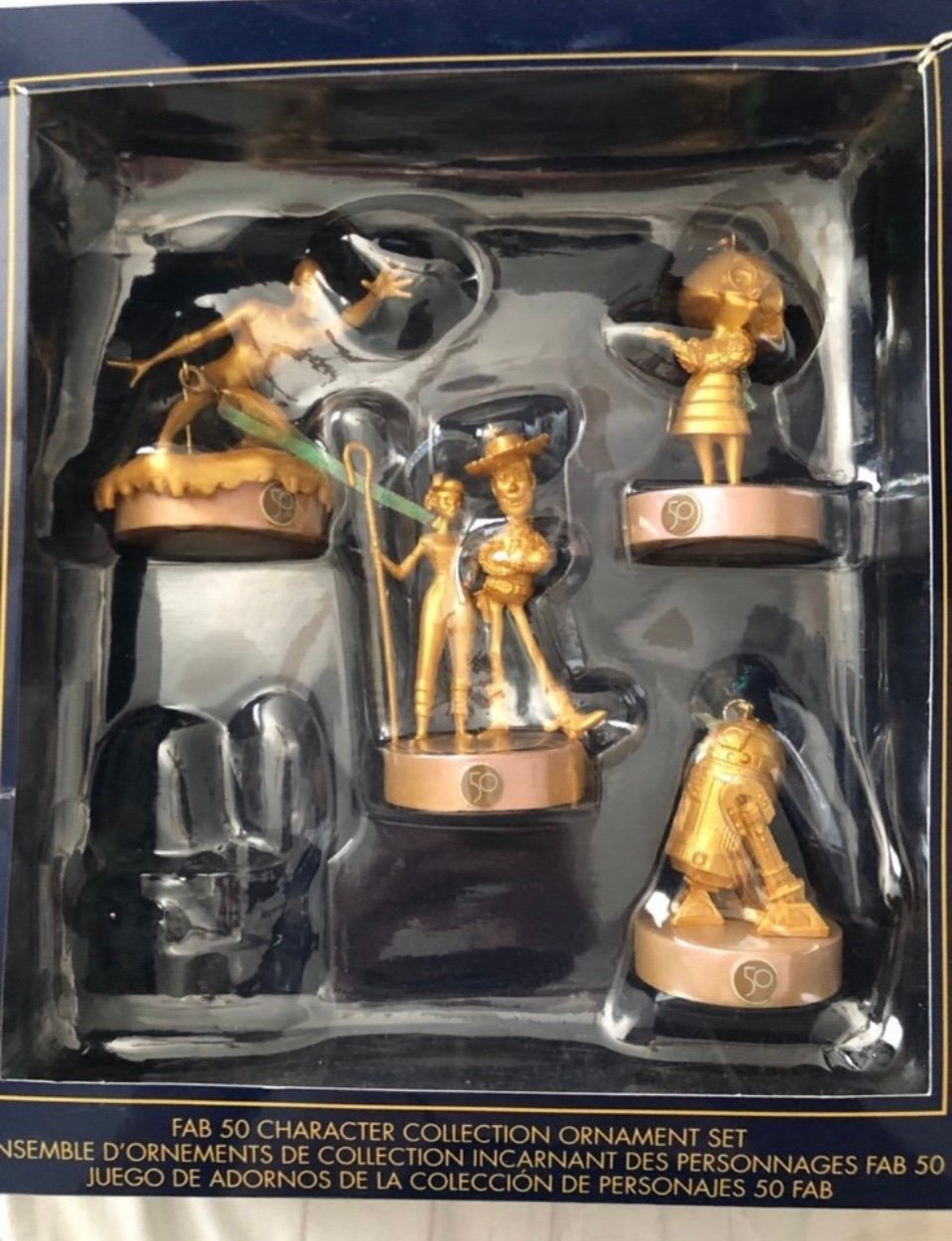 Disney World 50th anniversary ornament set (1 missing)