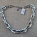 Alfani Necklace White/Silver Tone Chain Necklace Plastic/Stainless Steel Fashion
