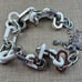 Alfani Necklace White/Silver Tone Chain Necklace Plastic/Stainless Steel Fashion