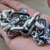 Alfani Necklace White/Silver Tone Chain Necklace Plastic/Stainless Steel Fashion