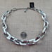 Alfani Necklace White/Silver Tone Chain Necklace Plastic/Stainless Steel Fashion