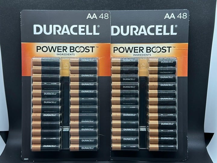 Duracell AA48 pack of 2, expiry 2036