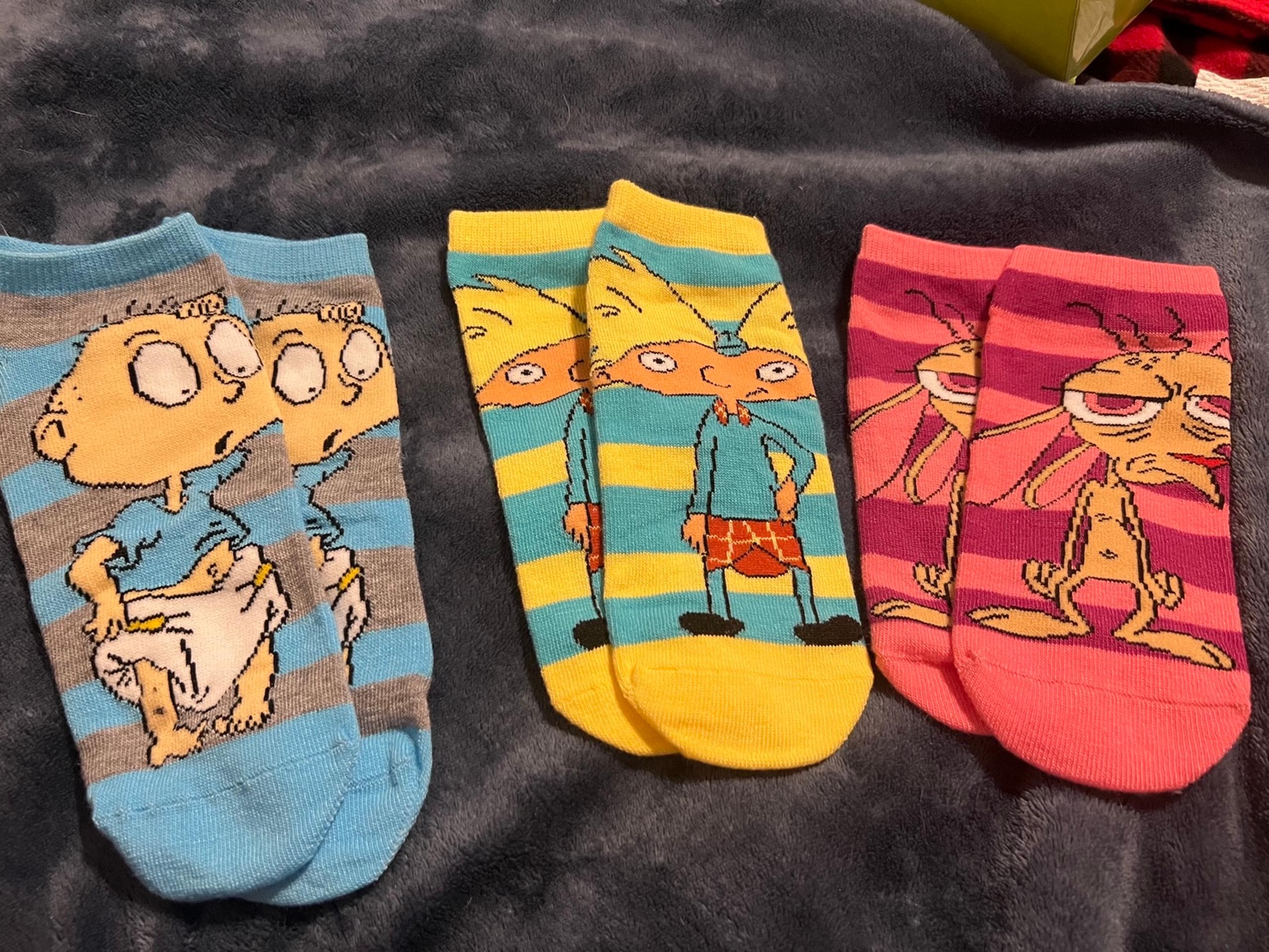 Nickelodeon 3 Pair of Low Cut Socks, fits women shoe size 6-10, new without tags