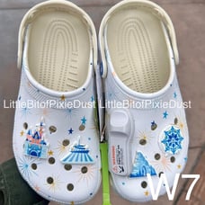 Disney Parks Disneyland Icon Beige Crocs womens 7