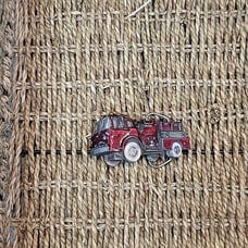 Vintage 1979 breitenbach's fire truck belt buckle
